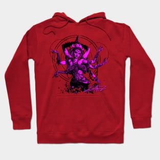 Kali Goddess Magenta Hoodie